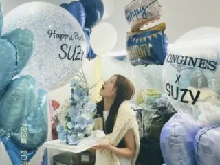 Ca sĩ kiêm diễn viên Suzy (trước đây là Miss A), nữ thần càng xinh đẹp hơn trong ngày sinh nhật