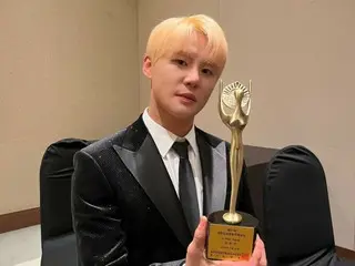 Kim Jun Su (Xia) nhận giải thưởng ``Ca sĩ K-Pop'' tại Lễ trao giải Văn hóa và Giải trí Hàn Quốc... ``Tôi vô cùng xúc động trước giải thưởng ý nghĩa này.''