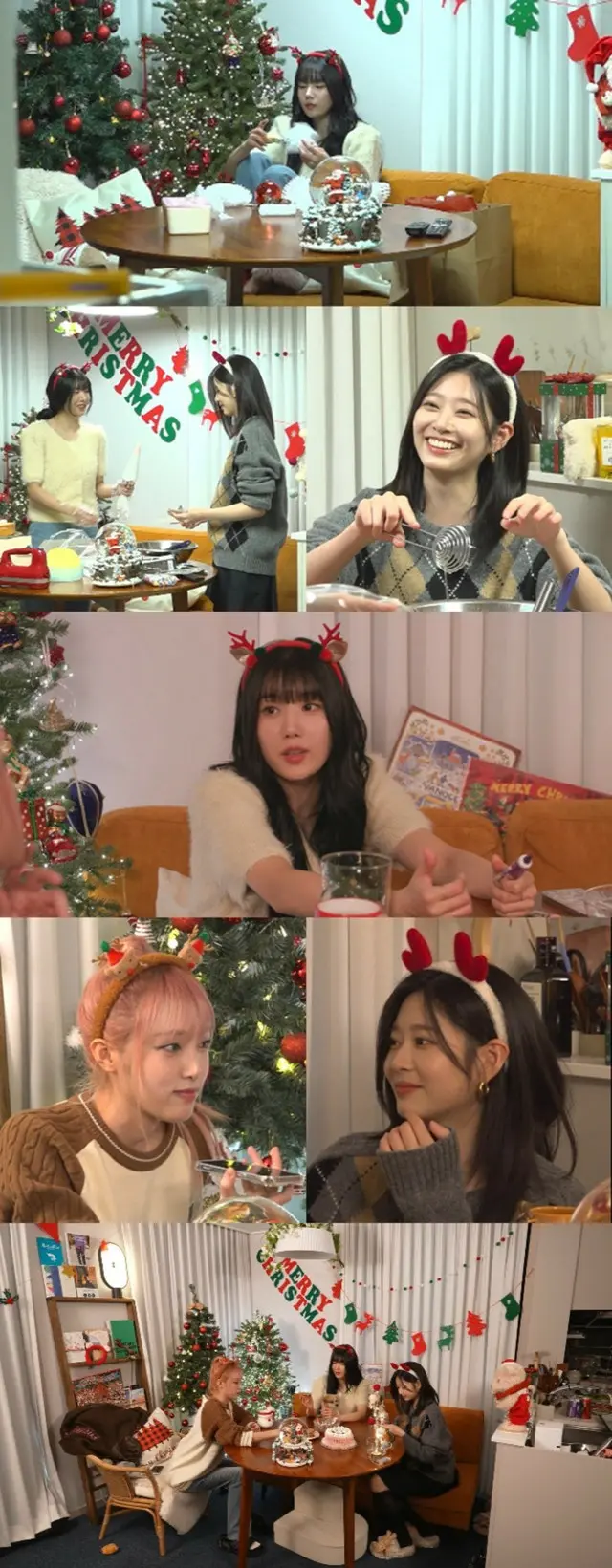 歌手クォン・ウンビ（元IZ*ONE）、親友チェ・イェナ＆キム・ミンジュとクリスマスホームパーティー（全知的おせっかい視点）