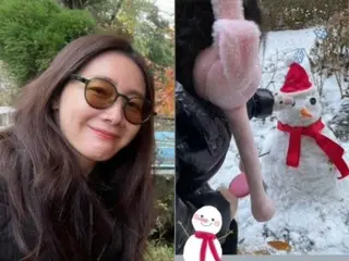Nữ diễn viên Choi Ji Woo tiết lộ người tuyết cô cùng con gái làm...Hai mẹ con dễ thương thật nhẹ nhàng