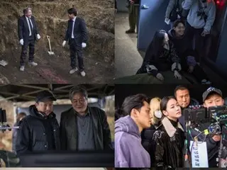 Những hình ảnh hậu trường của bộ phim "Ngôi mộ bị đánh đập" với sự tham gia của Kim GoEun và Choi Min Sik được công bố