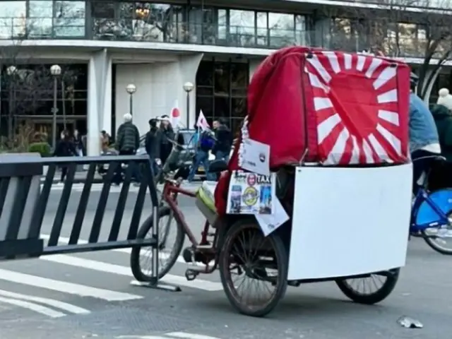 ニューヨークの「旭日旗人力車」に抗議したが…返答は「管轄ではない」＝韓国教授