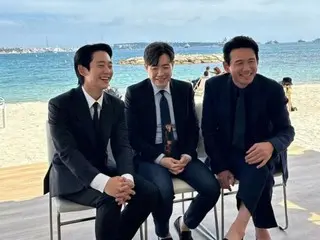 Hwang Jung Min, Jung HaeIn trên thảm đỏ LHP Cannes...Phim "Cựu chiến binh 2"