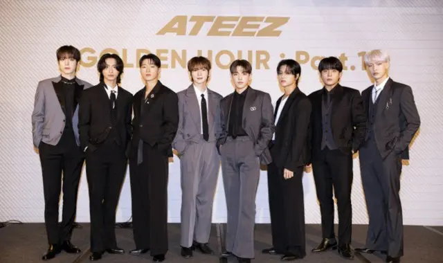 「ATEEZ」10thミニアルバム「GOLDEN HOUR：Part.1」、英オフィシャル アルバムチャート4位に進入