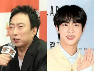 Diễn viên hài Park Myung Soo: ``BTS' Jin sẽ sớm xuất ngũ Nếu có cơ hội, tôi rất muốn mời anh ấy lên đài.''