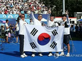 Hàn Quốc giành chiến thắng thứ ba liên tiếp ở môn bắn cung đồng đội nam tại Thế vận hội Paris