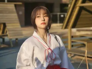 "KARA" Gyuri tung ảnh cosplay Kikyo trong "Inuyasha"... Dán mắt vào vẻ đẹp nữ thần của cô