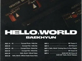 BAEK HYUN (EXO) quyết định phát hành mini album thứ 4 sau 3 năm 6 tháng... Công bố lịch trình