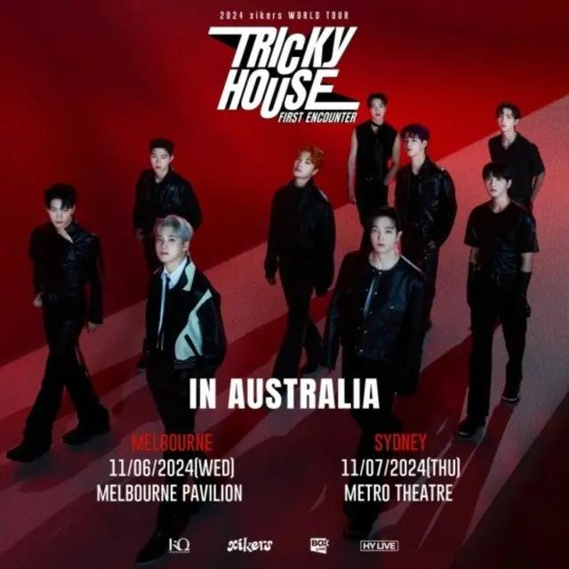 「xikers」がワールドツアー「TRICKY HOUSE : FIRST ENCOUNTER IN AUSTRALIA」の開催を知らせた。