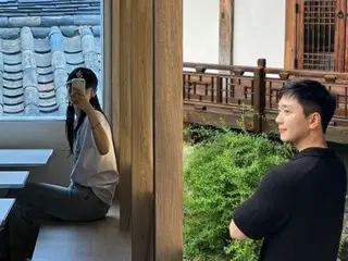 “Cặp đôi Gomshin” Kim YuNa và Ko WooRim hẹn hò ở Hanok trong kỳ nghỉ quân sự