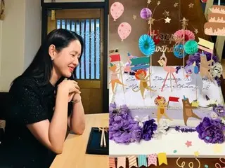 Nữ diễn viên Son Ye Jin, một người mẹ trông như thế này... cô ấy dồn hết tâm huyết để tổ chức sinh nhật cho con mình