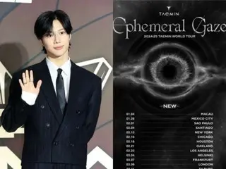 "SHINee" Taemin, world tour solo đầu tiên cháy vé ở châu Âu và châu Mỹ...Mở thêm vé "Ca sĩ solo mạnh nhất"