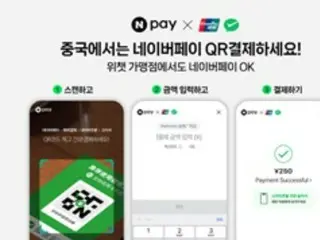 "Naver Pay" được liên kết với "WeChat Pay", thanh toán QR có thể ở hầu hết Trung Quốc = báo cáo của Hàn Quốc