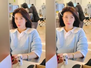 Nữ diễn viên Ha Ji Won tỏa sáng với vẻ đẹp tự nhiên ngay cả khi ở công ty quản lý... Biểu tượng "mặt trẻ thơ" thách thức thời đại