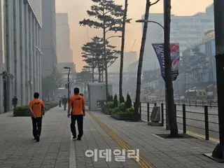 Cháy ở Seoul gây đau mắt... Người dân và du khách "chạy loạn" vì khói