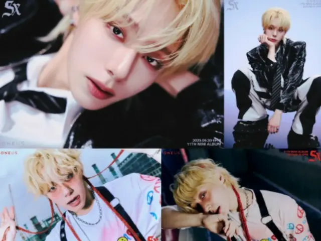 「ONEUS」ファンウン、金髪のビジュアル…30日「5x」カムバック