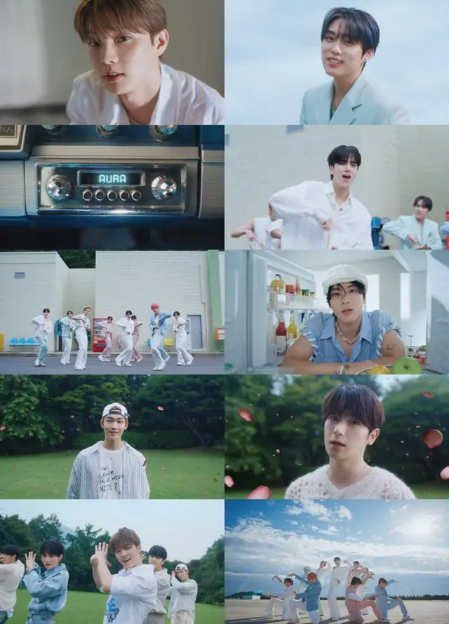 「THE BOYZ」、 爽やかな夏の感性を込めた10thミニアルバム収録曲  『AURA』のMV公開！