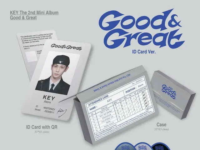 "SHINee" KEY công bố thông số album mini album thứ 2 "Good & Great"!