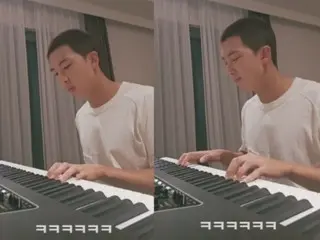 "BTS" RM khoe tài chơi piano... Trình diễn "Life's Merry-Go-Round", nhạc phim "Haul's Moving Castle"