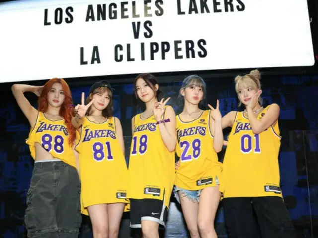 “LE SERAFIM” trở thành nữ thần chiến thắng của Los Angeles Lakers!