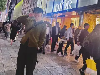 “BTS” JIMIN có đang tận hưởng Nhật Bản không? ! …Ảnh chụp ở một góc phố ở Ginza hoặc tại một chuỗi cửa hàng cà ri