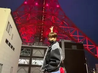 Visual của Jaejung tỏa sáng dưới tháp Tokyo... "Kirari"