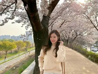 Nam diễn viên Jin Se Yeon, nữ thần trong sáng ngắm hoa anh đào... “Đẹp hơn hoa”
