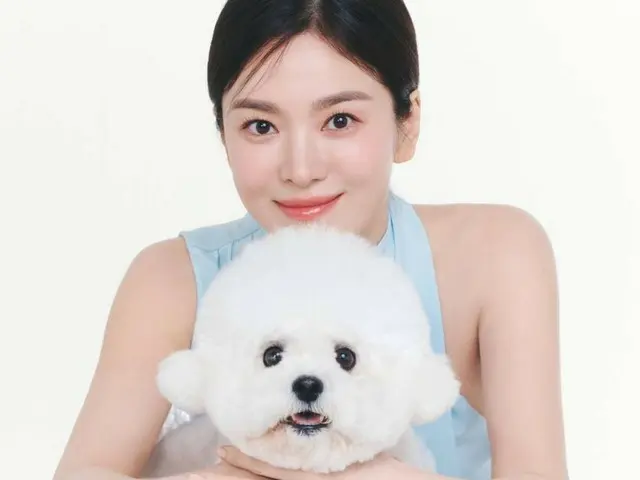 Song Hye Kyo chia sẻ "bức ảnh giống nhau" với chú chó Ruby