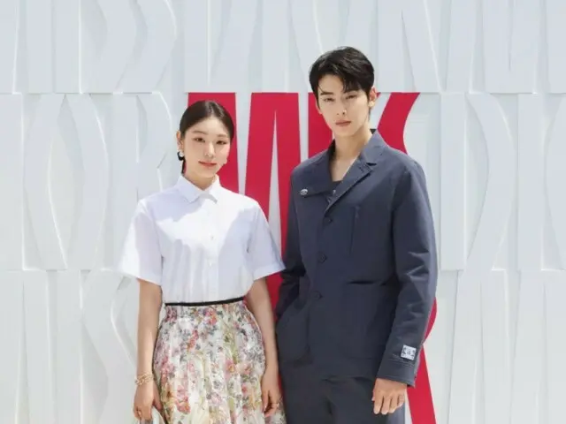 Cha Eun Woo & Kim Yuna, visual đàng hoàng...Đại sứ xinh đẹp của Dior