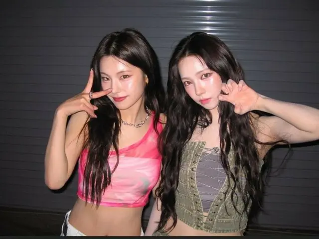 "aespa" Karina & "ITZY" Yeji, người hâm mộ thích thú với bộ đôi visual của nhóm nhạc nữ!