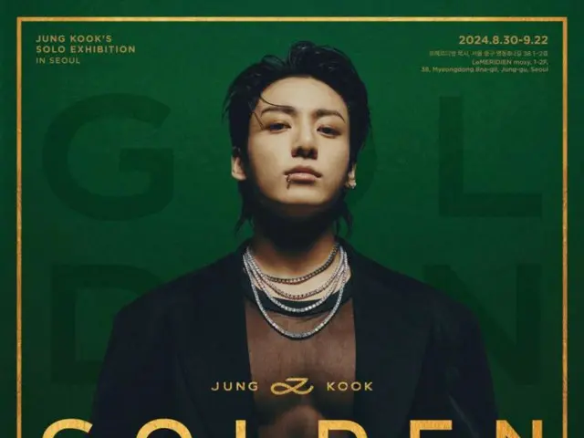 "BTS" JUNG KOOK đứng đầu về tỷ lệ bán trước triển lãm "GOLDEN: The Moments"