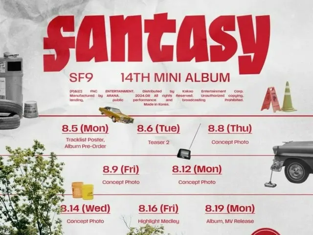 "SF9" hé lộ nhiều nội dung đa dạng của album mới "FANTASY"... "Album dành cho người hâm mộ"