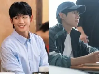 "Mr. Perfect" Jung Hae In tung loạt ảnh hậu trường... Sự ra đời của thợ thủ công đầu máy