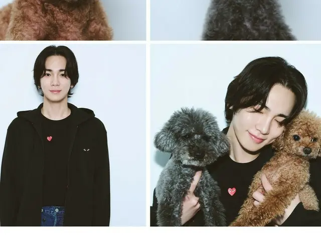 "SHINee" KEY tung ảnh gia đình ấm áp cùng chú chó cưng "Comde & Garcon"