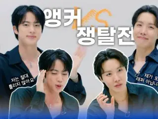 JIN và J-HOPE của BTS đã cạnh tranh quyết liệt để trở thành người dẫn chương trình chính của "BTS NEWS"!? (Có kèm video)