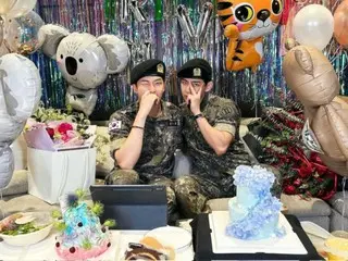 "BTS" RM&V chào đón người hâm mộ khi xuất ngũ với tư thế vui vẻ... "Tôi thực sự nhớ các bạn"