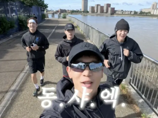 Các thần tượng của SM bao gồm Minho của SHINee và Changmin của TVXQ tạo thành một "đội chạy" (có video)
