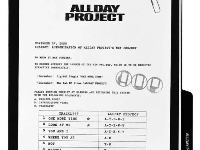 ALLDAY PROJECT sẽ trở lại vào ngày 8 tháng 12 với việc phát hành EP đầu tiên "ALLDAY PROJECT"